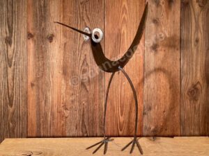 schnaegglerei kunstobjekt gartenobjekt gartendeko schrottkunst geschenk 24 roadrunner