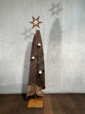 schnaegglerei kunstobjekt gartenobjekt gartendeko schrottkunst upcycling geschenk 62 o tannenbaum b