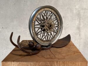 schnaegglerei kunstobjekt gartenobjekt gartendeko schrottkunst upcycling geschenk 73 schnecke roelleli