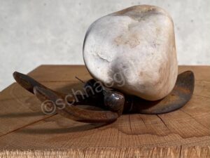 schnaegglerei kunstobjekt gartenobjekt gartendeko schrottkunst upcycling geschenk 78 schnecke cleo